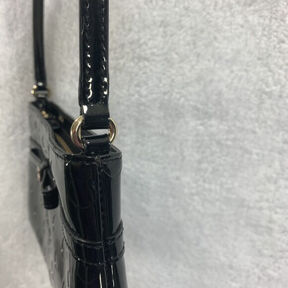 Kate Spade Crossbody Shoulder Purse Camellia Street Amy Patent Leather Black COA - Picture 5 of 16